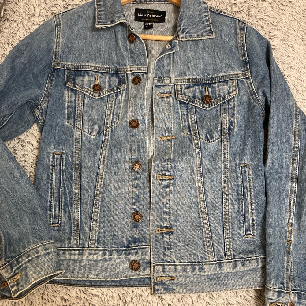 Lucky Brand Women's Light Blue Denim Jacket